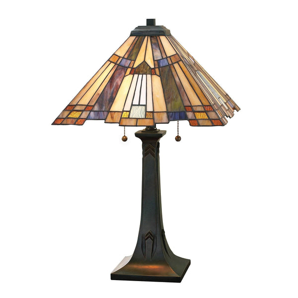 Large Tiffany Lamps - Quoizel Tiffany Inglenook Large Table Lamp QZ/INGLENOOK/TL