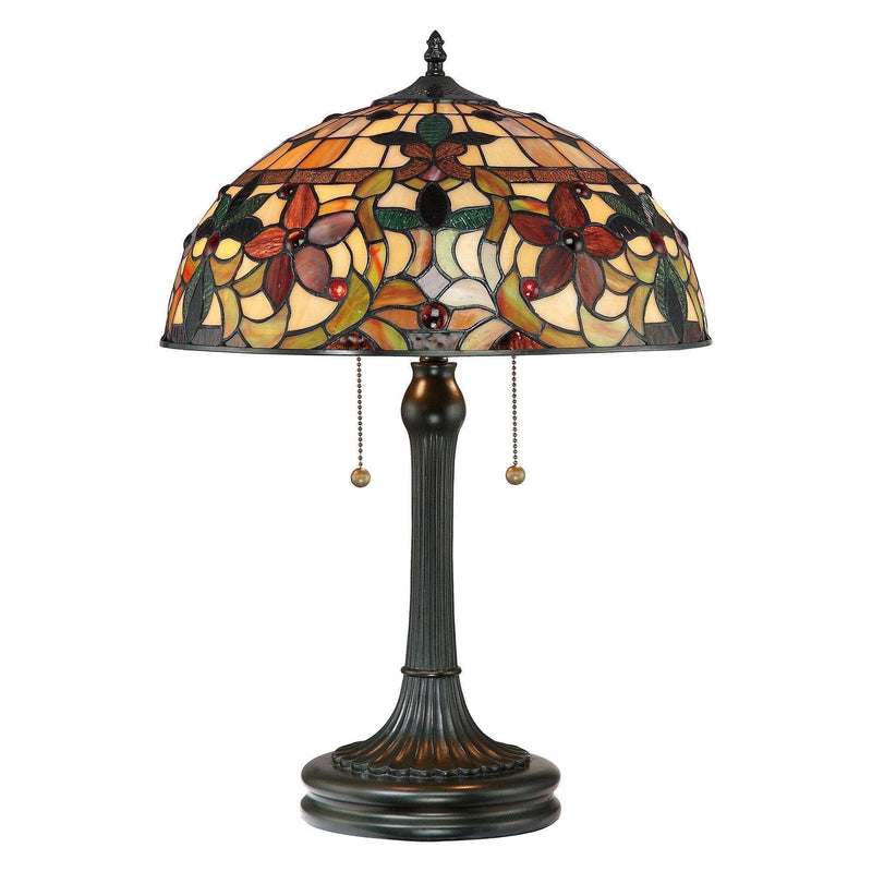 Large Tiffany Lamps - Quoizel Tiffany Kami Large Table Lamp QZ/KAMI/TL