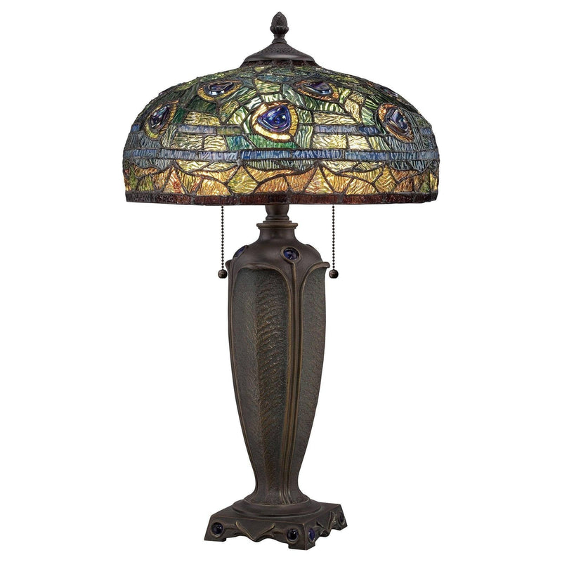 Large Tiffany Lamps - Quoizel Tiffany Lynch Large Table Lamp QZ/LYNCH/TL
