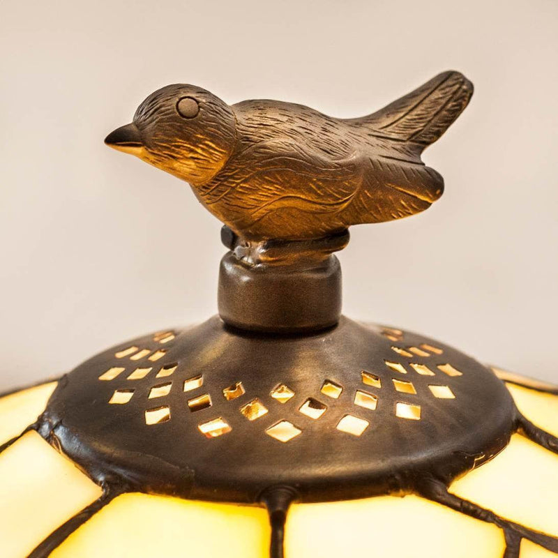 Large Tiffany Lamps - Tiffany Lamp Bird Finial