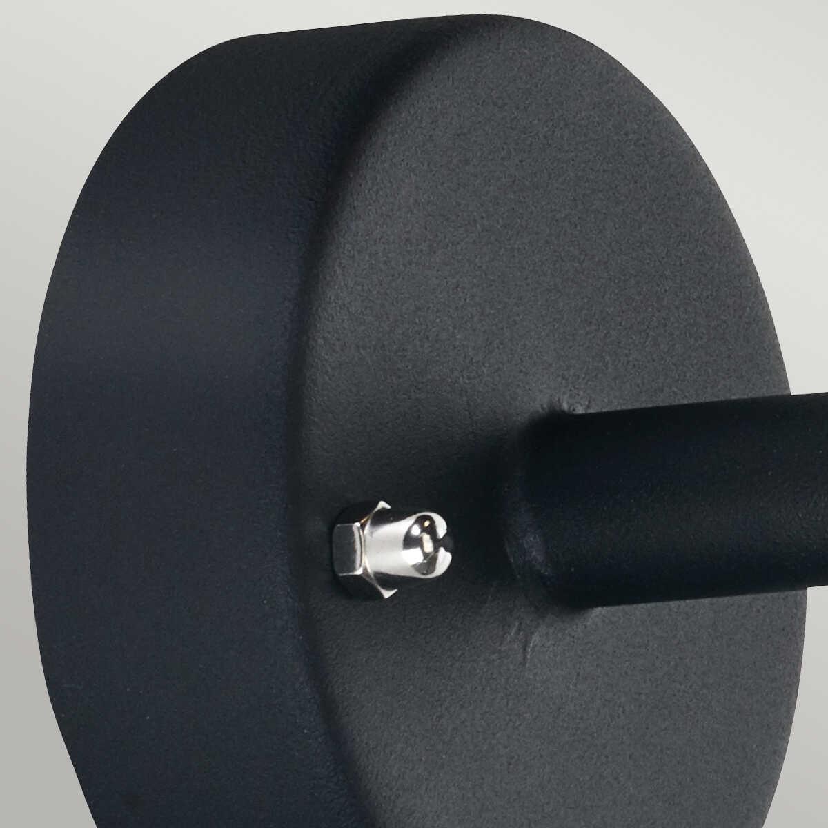 norlys larvik 1 light black outdoor wall light Close Up