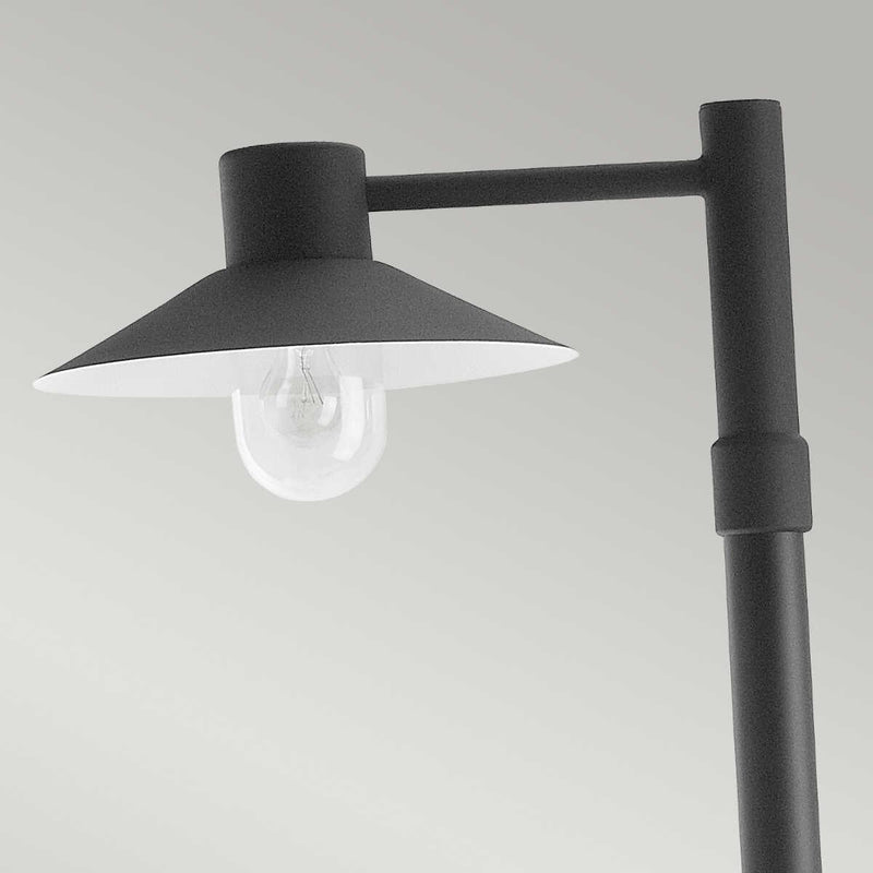 Norlys Lund 1 Light Black Outdoor Lamp Post