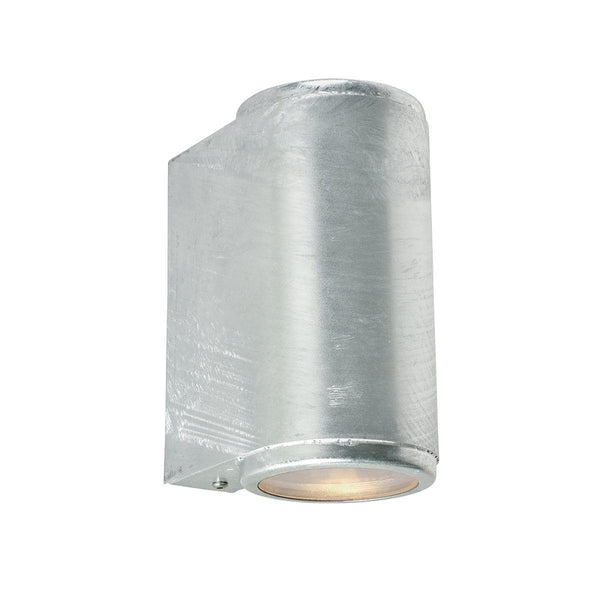 Norlys Mandal 2 Light Up/Down Outdoor Wall Light Galvanized