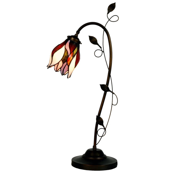 Medium Tiffany Lamps - Fleur Tiffany Lamp