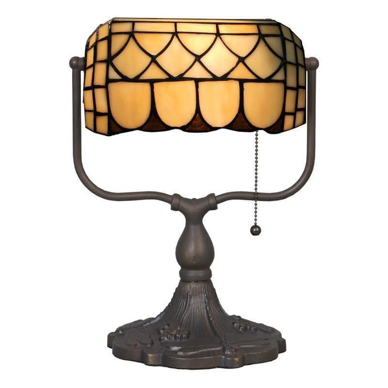 Medium Tiffany Lamps - Guildford Tiffany Bankers Lamp