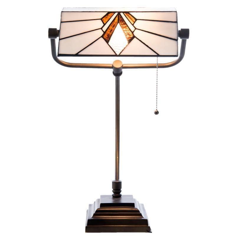 Medium Tiffany Lamps - Napier Tiffany Bankers Lamp