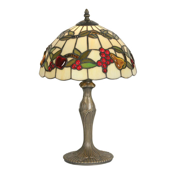 Medium Tiffany Lamps - Oaks Tiffany Fruit Medium Table Lamp OT 4228/12TL