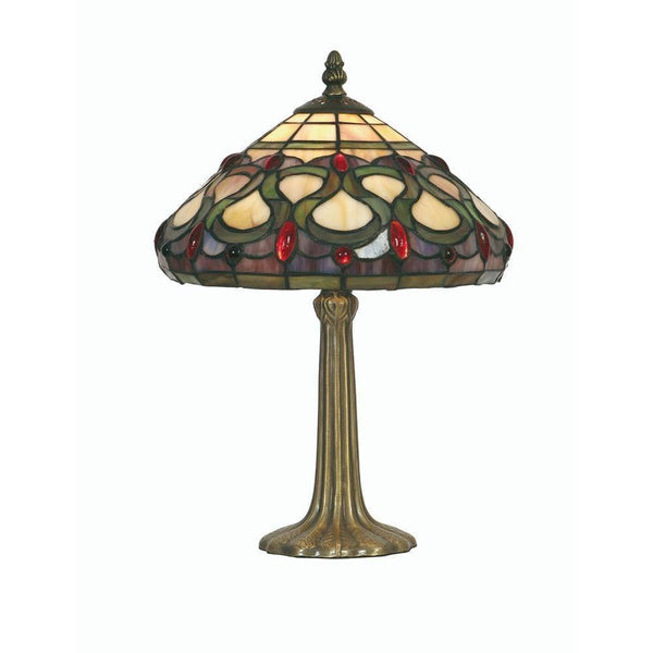 Medium Tiffany Lamps - Oaks Tiffany Oberon Medium Table Lamp OT 1420/10TL