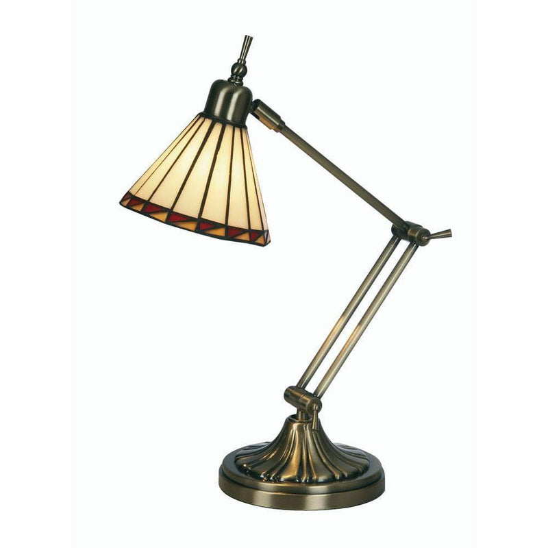 Medium Tiffany Lamps - Oaks Tiffany Washington Desk Lamp OT 018 TL