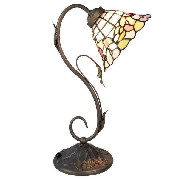 Medium Tiffany Lamps - Siegfried Tiffany Bedside Lamp