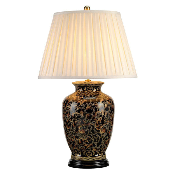 Morris Large Gold & Black Table Lamp