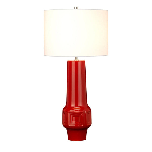 Muswell Red Ceramic Table Lamp
