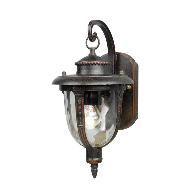 Elstead St Louis Weathered Bronze Small Outdoor Wall Lantern 1