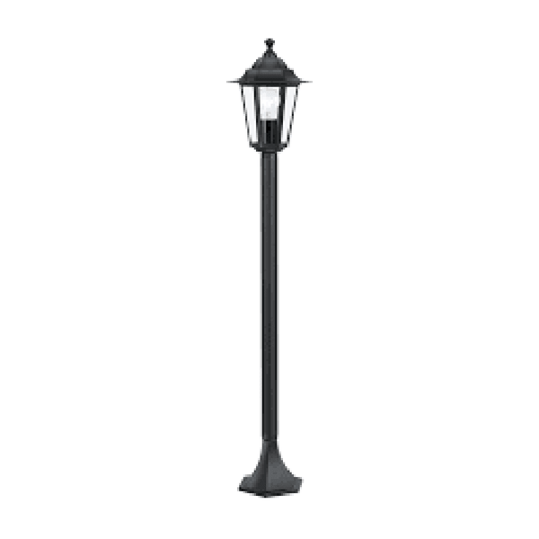 Eglo Laterna 4 Black Finish Outdoor Pillar Light 22144 by Eglo Outdoor Lighting