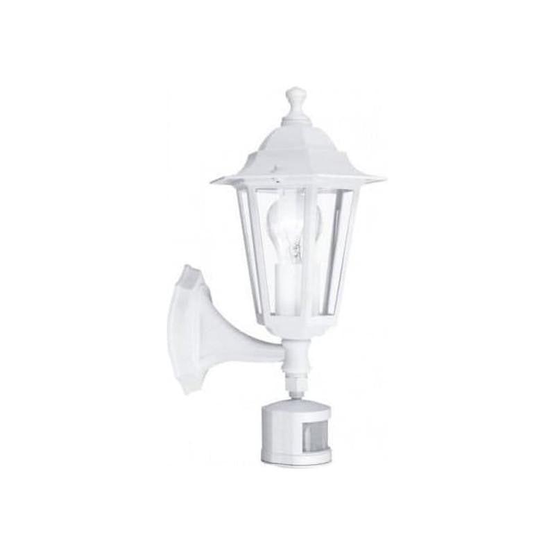 Eglo Laterna 5 White Finish Outdoor PIR Wall Light 22464 by Eglo Outdoor Lighting