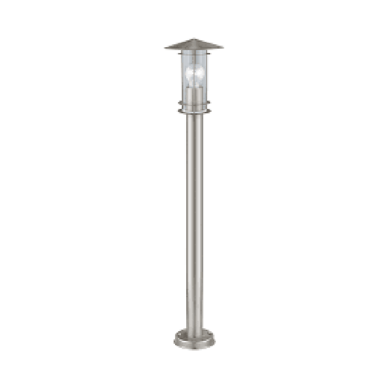 Eglo Lisio Stainless Steel Finish Outdoor Pillar Light 30188 by Eglo Outdoor Lighting