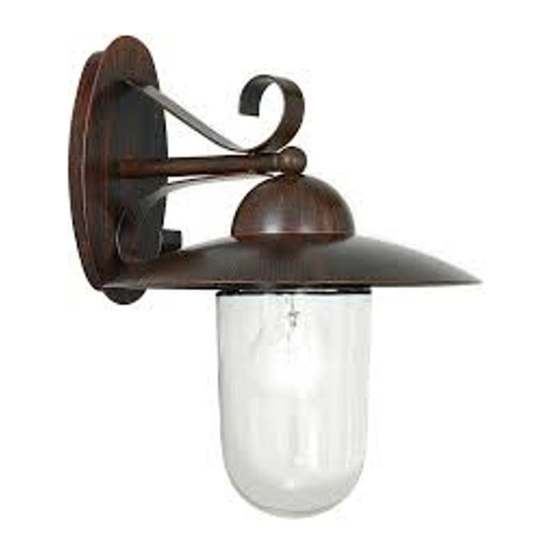 Eglo Milton Antique Brown Finish Outdoor Wall Light 83589 by Eglo Outdoor Lighting 1