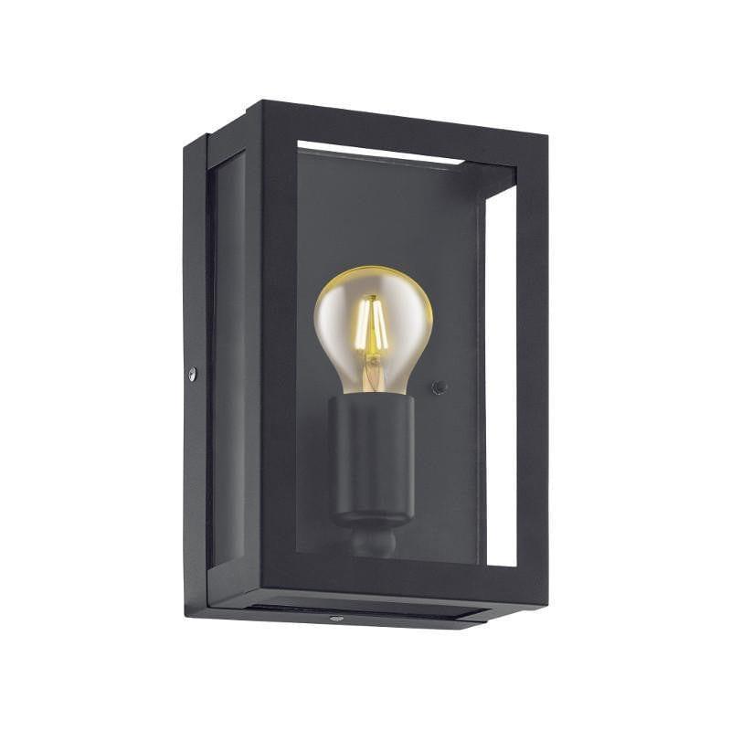 Eglo Alamonte Black Finish Outdoor Wall Light 94831 by Eglo Outdoor Lighting