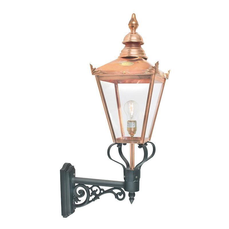 Elstead Chelsea Copper Outdoor Uplighter Wall Lantern