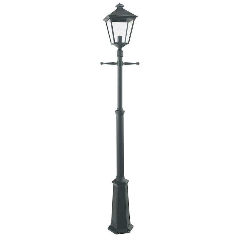 Elstead Turin Grande Black Finish Outdoor Lamp Post