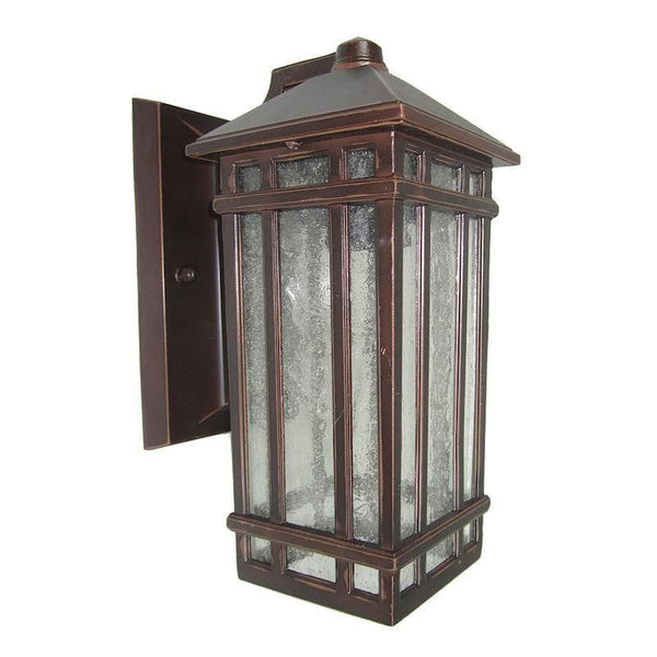 Elstead Chedworth Old Bronze Finish Outdoor Wall Lantern 1