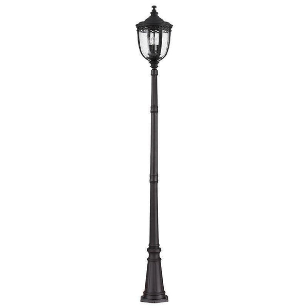 Elstead English Bridle Black Finish Large Outdoor Lamp Post Lantern