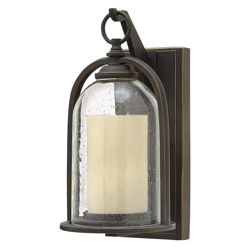 Elstead Quincy Oil Rubbed Bronze Finish Small Outdoor Wall Lantern 1
