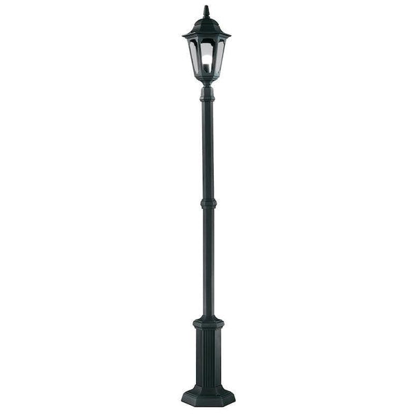 Elstead Parish Black Finish Outdoor Lamp Post