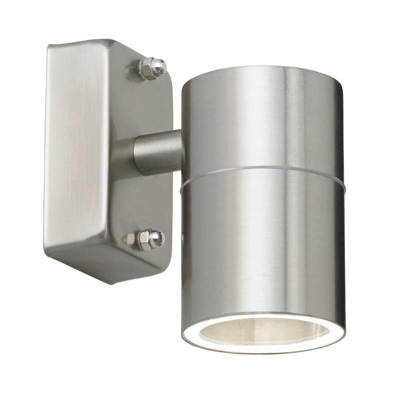Endon Canon Polished Stainless Steel Finish Outdoor Wall Light EL-40094