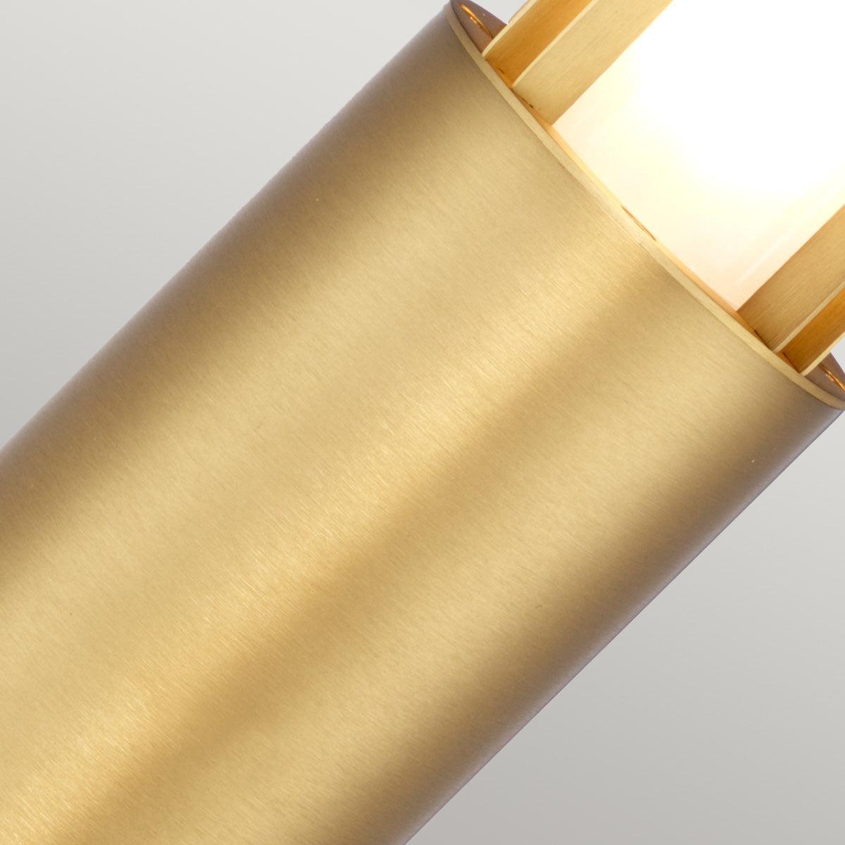 elstead paignton 1 light brass outdoor bollard Living Room Close Up