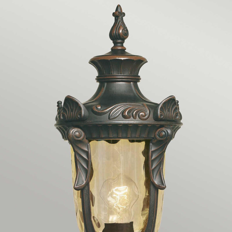 Philadelphia Old Bronze Medium Outdoor Pedestal Lantern