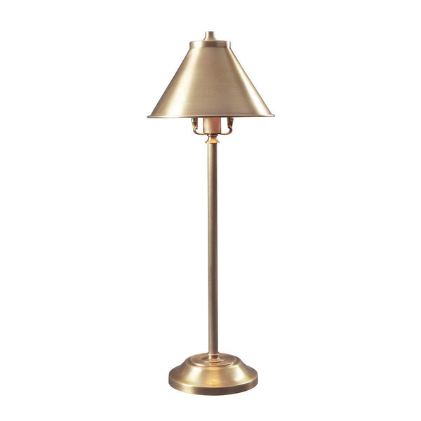 Provence 1 Light Brass Stick Table Lamp Elstead Lighting N1