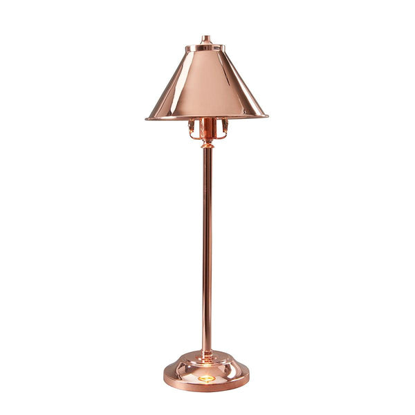 Elstead Provence 1 Light Polished Copper Stick Lamp 1