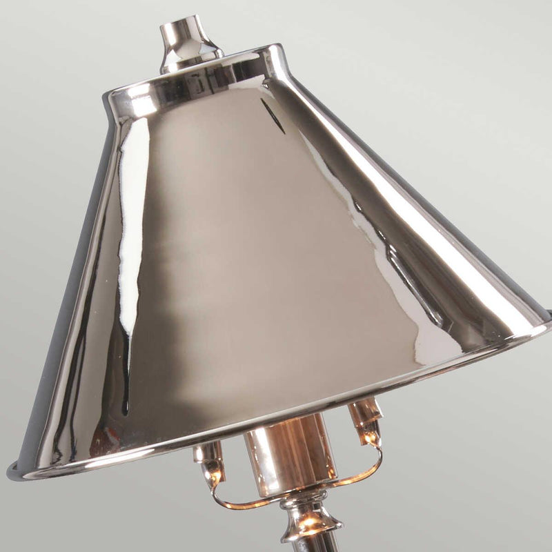 Elstead Provence 1 Light Polished Nickel Stick Lamp 4
