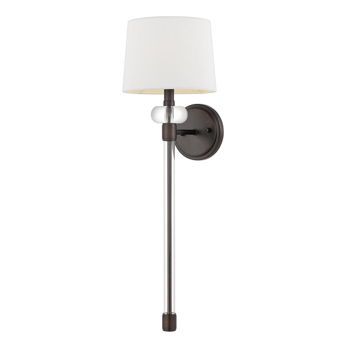 Quoizel Barbour 1 Light Bronze Wall Light image 1