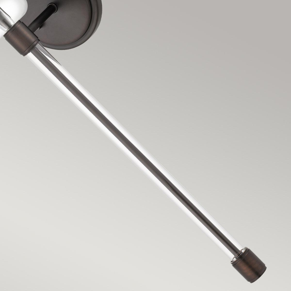 Quoizel Barbour 1 Light Bronze Wall Light Living Room Image