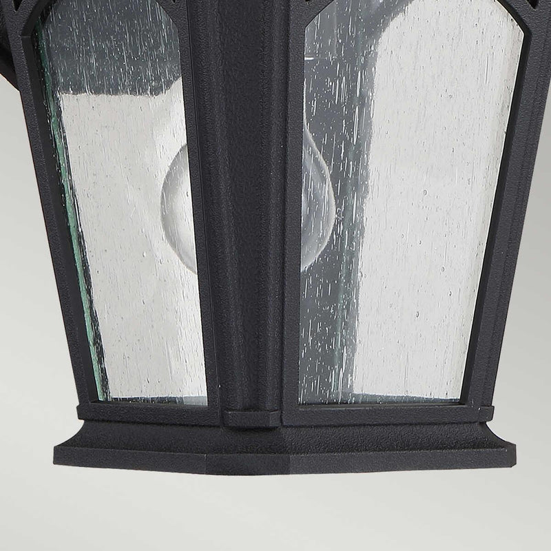 Quoizel Bedford Small Black Outdoor Wall Light
