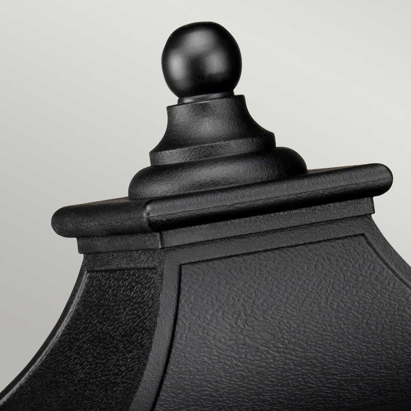 Quoizel Bedford Black Outdoor Pedestal Light