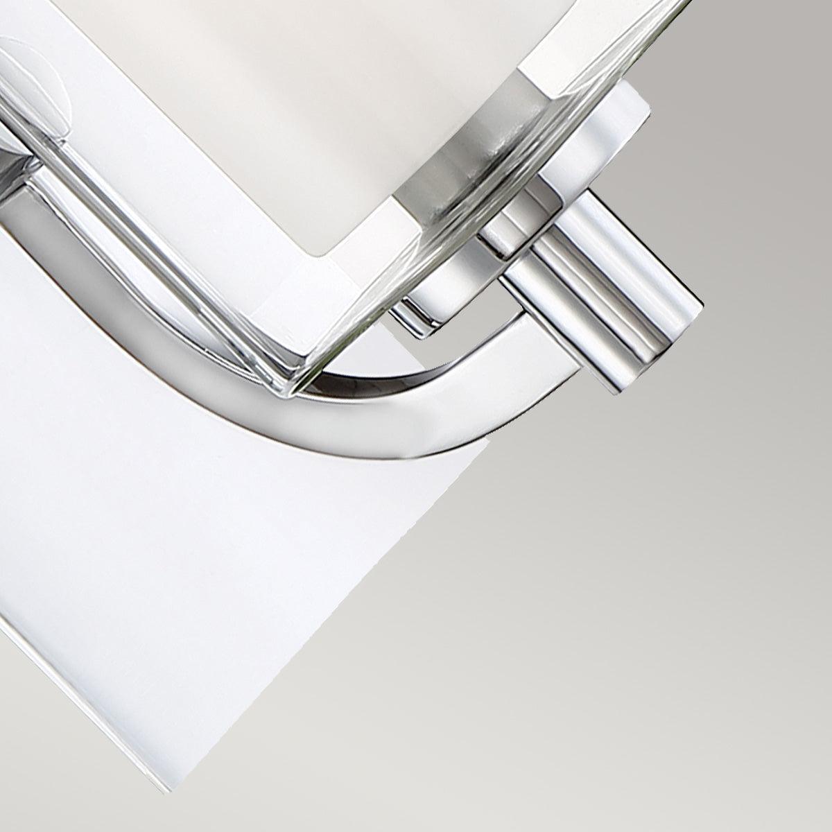 quoizel kolt 1 light chrome wall light Detailed Close Up