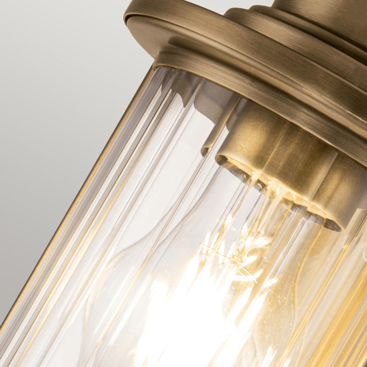 Quoizel Riggs 1 Light Brass Bathroom Wall Light Living Room Image