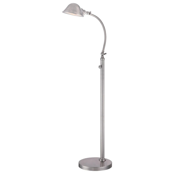 Quoizel Thompson LED Floor Lamp in Brushed Nickel by Elstead Lighting 1