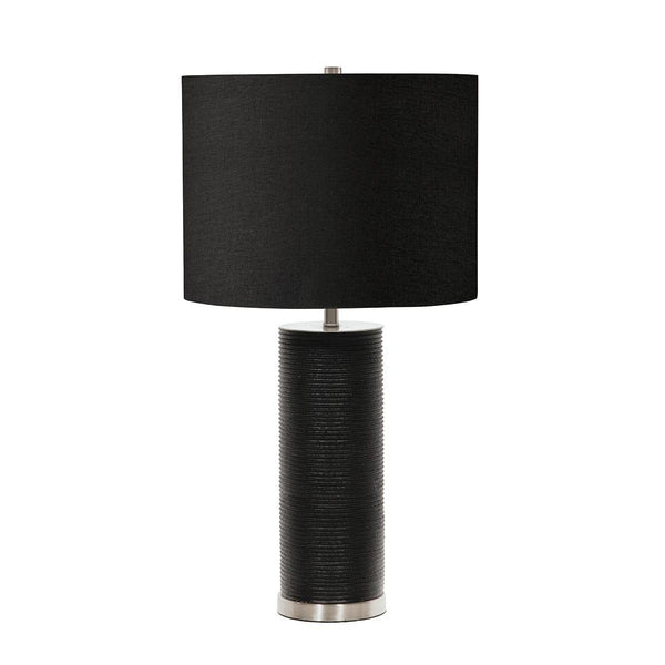 Ripple 1 Light Black Table Lamp - Elstead Lighting 1