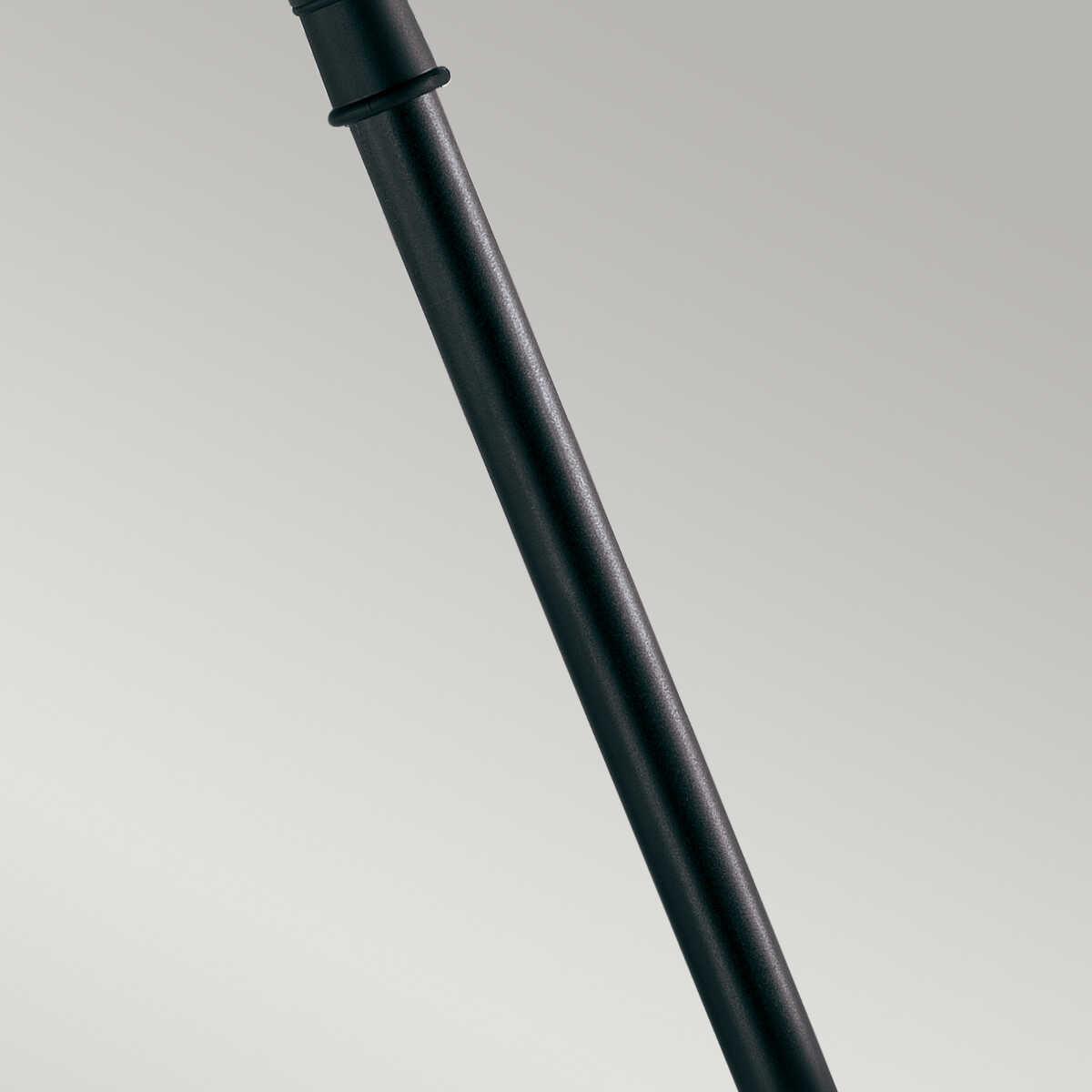 elstead shannon black finish outdoor pillar lantern Living Room Close Up