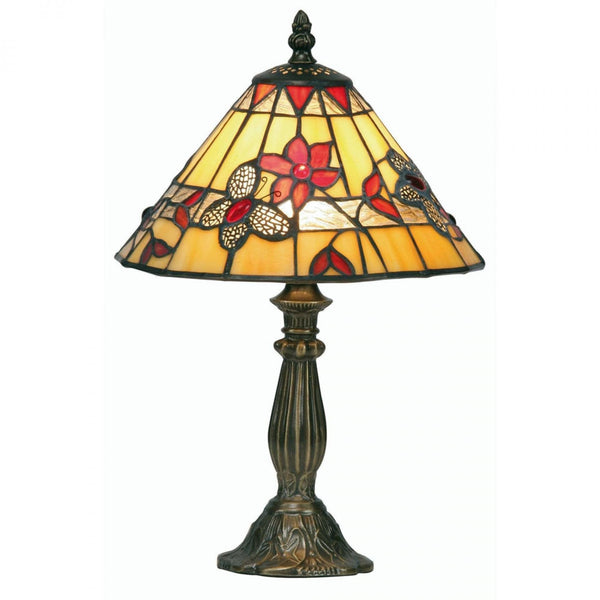 Tiffany Bedside Lamps - Butterfly Tiffany Bedside Lamp OT 2612/9TL