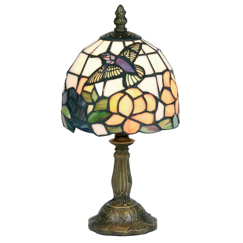 Tiffany Bedside Lamps - Oaks Tiffany Humming Bird Bedside Lamp OT 50 HB