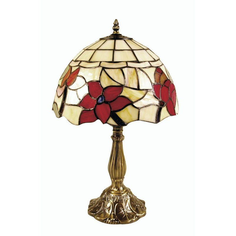 Tiffany Bedside Lamps - Tiffany Border Bedside Lamp OT 4382/8TL