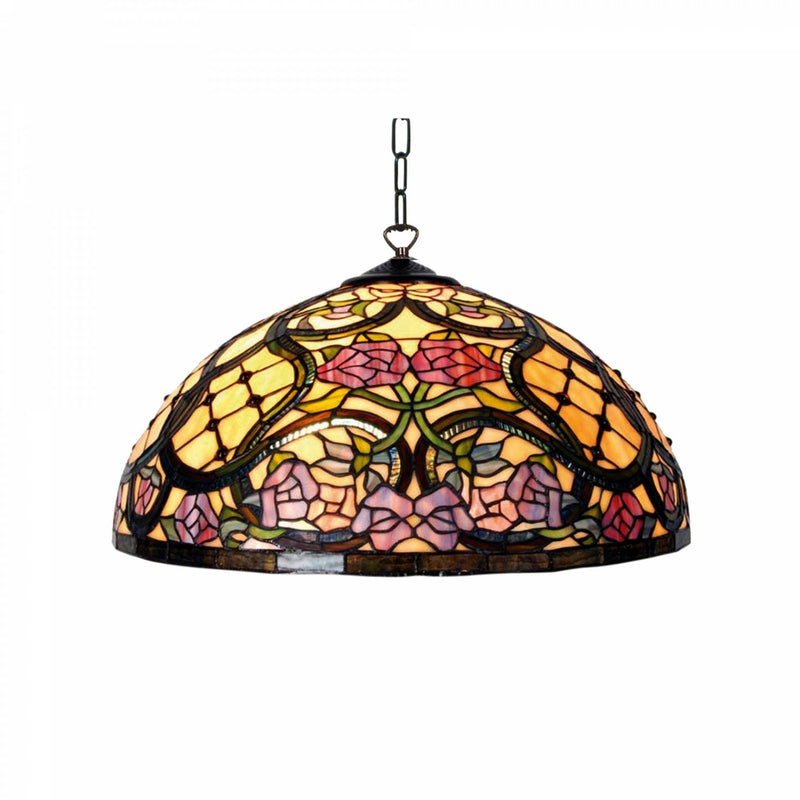 Tiffany Ceiling Pendant Lights - Anders Tiffany Ceiling Light 1 Bulb