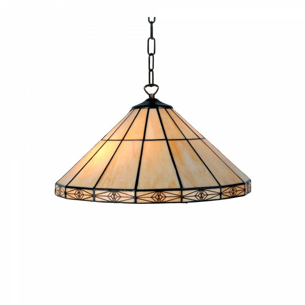 Tiffany Ceiling Pendant Lights - Dorchester Large Tiffany Ceiling Light,3 Bulb Fitting
