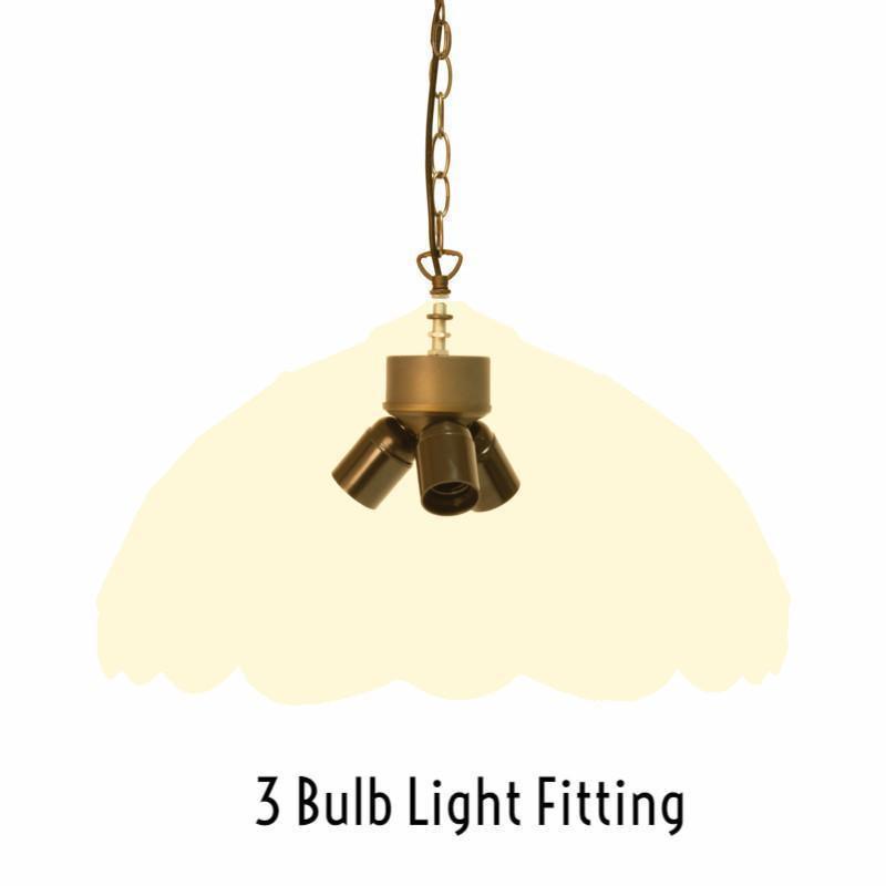 Tiffany Ceiling Pendant Lights - Dorchester Large Tiffany Ceiling Light,3 Bulb Fitting