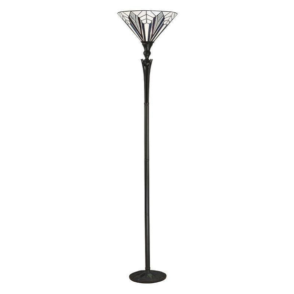 Tiffany Floor Lamps - Astoria Tiffany Uplighter Floor Lamp 63933
